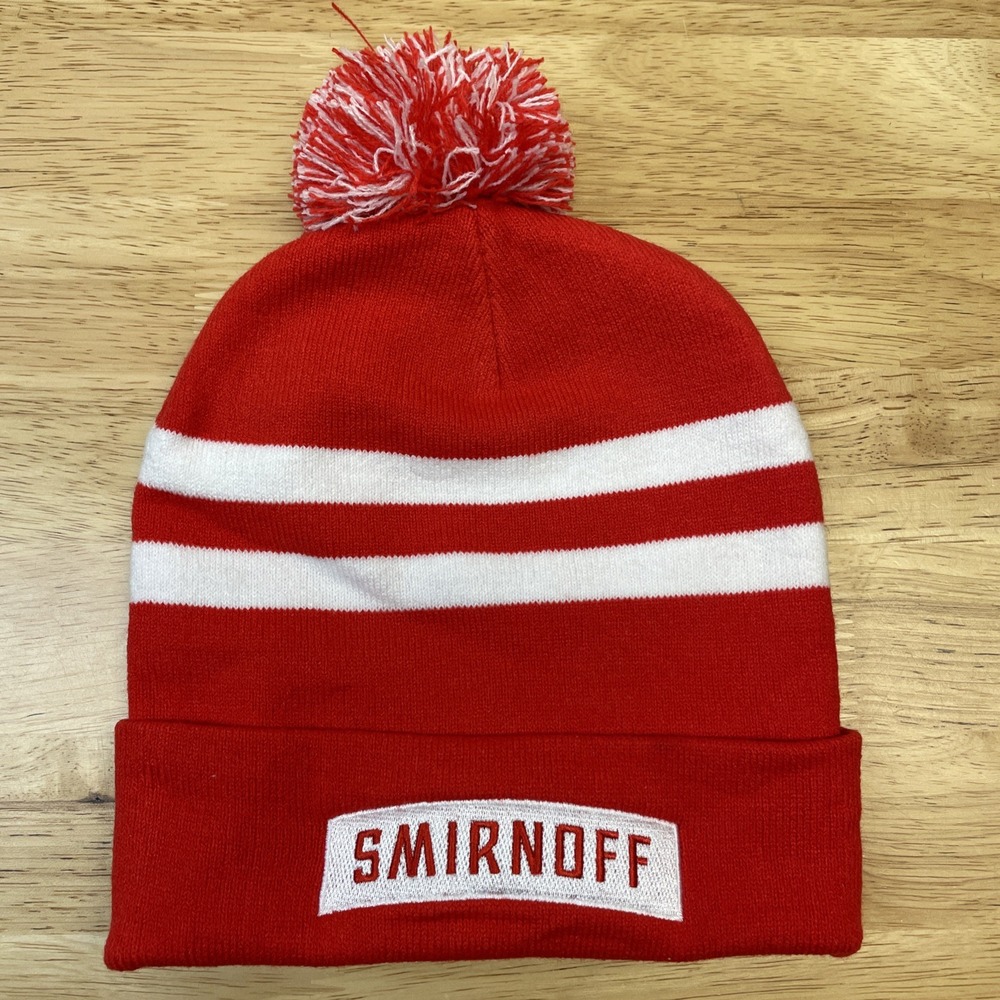 SMIRNOFF RED KNIT WINTER HAT NFL